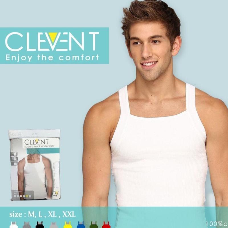 زیرپوش مردانه یقه خشتی برند کلونت(Clevent)