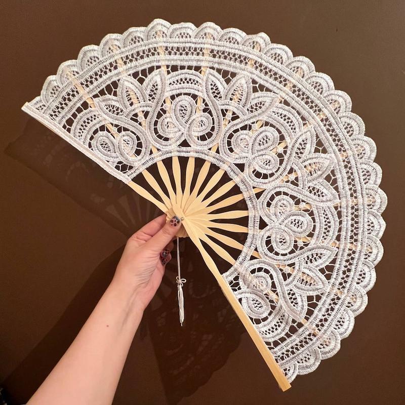 بادبزن دانتل عروس