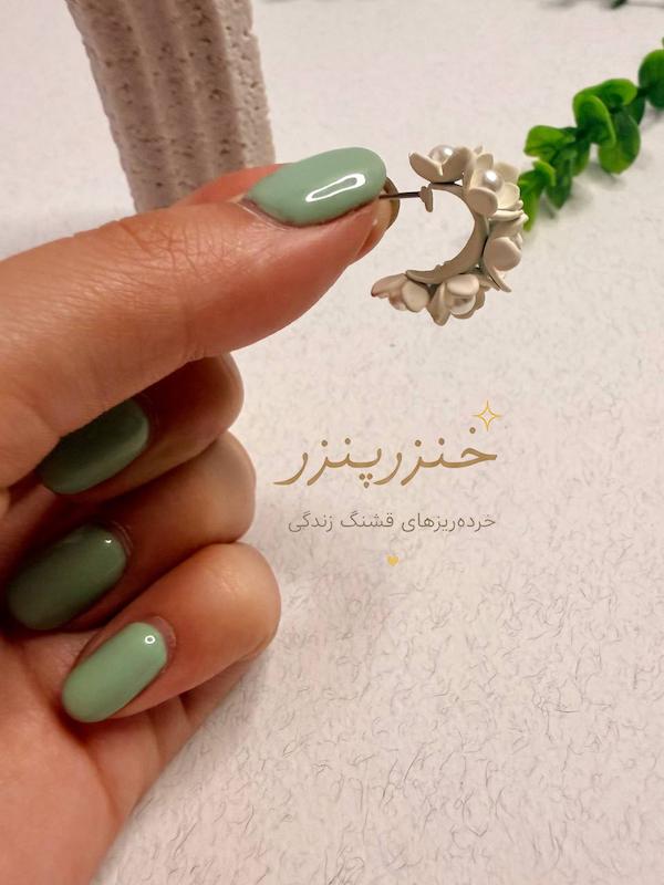گوشواره گل پینترستی