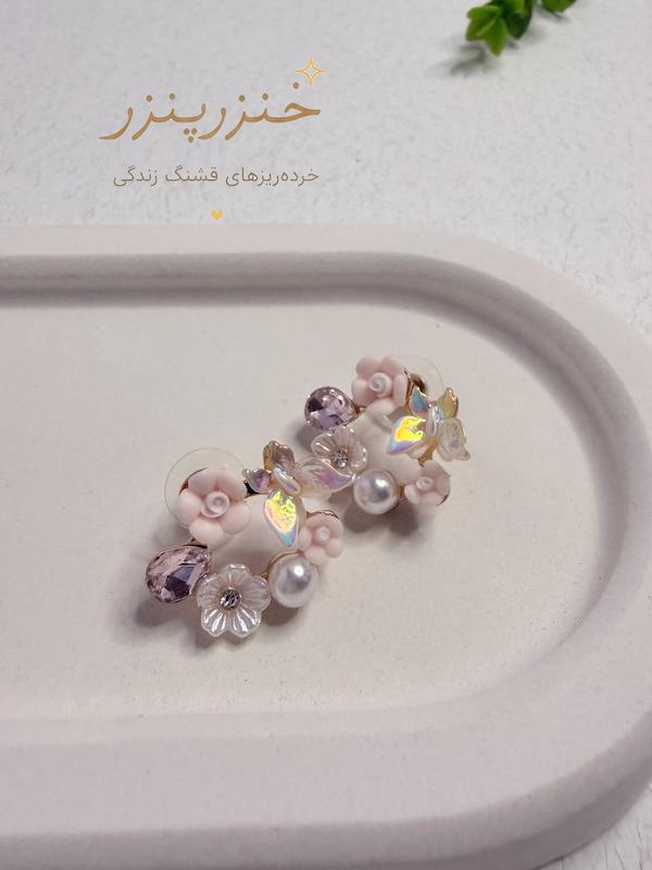 گوشواره شکوفه پینترستی 