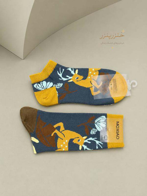 جوراب موکسیائو moxiao طرح گوزن