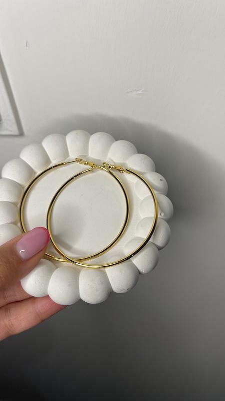 گوشواره حلقه ای ساده 