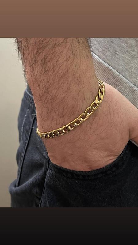 دستبند مردانه گلد 