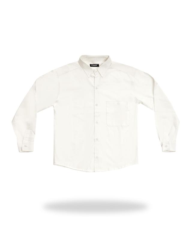 پیراهن کتان فرانک سفید (FRANK SHIRT)