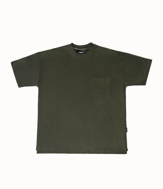 تیشرت جیب دار متئو سبز فرمی – MATEO GREEN TSHIRT
