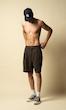 Pleated shorts