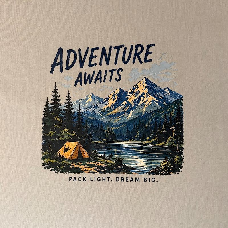 تیشرت ADVENTURE AWAITS