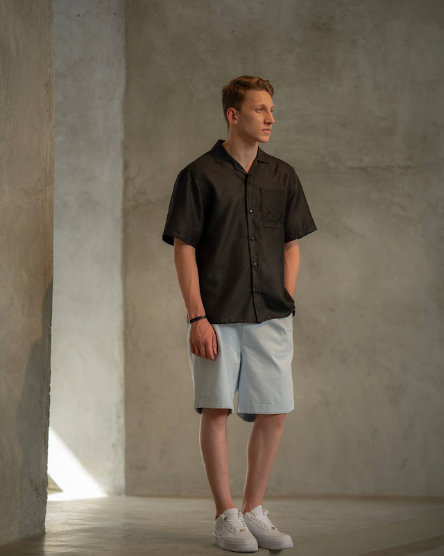 LINEN POCKET SHIRT