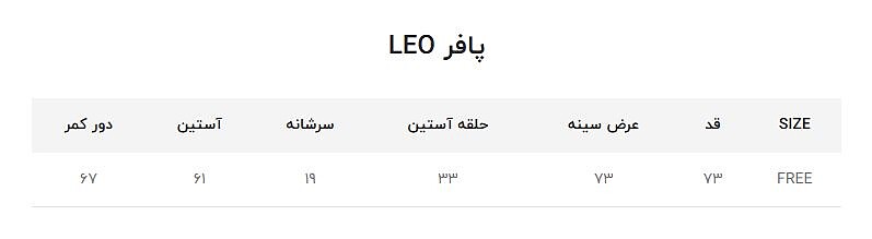 پافر هودی LEO مشکی