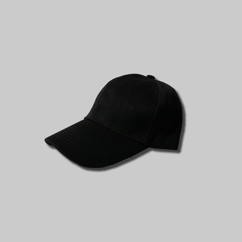 Black baseball cap