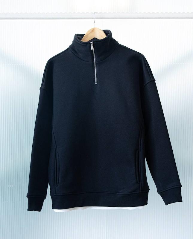 سويشرت يقه زيپ دار مشکی