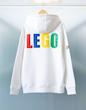 هودي LEGO سفید