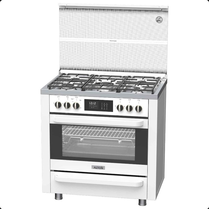 اجاق گاز مبله آلتون مدل MX5W سفید پنج شعله