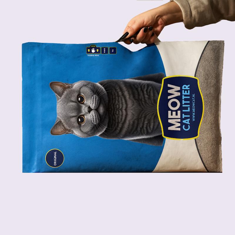  خاک گربه گرانول سوپرکلامپ ساده میوکت 