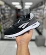 کفش اسپرت مردانه ریباک مشکی با زیره سفید طراحی شیک مناسب استایل خیابانی و پیاده روی | Reebok