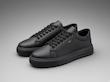 کفش اسپرت ونسی مشکی ساده با کف صاف | کتونی مردانه | Vans