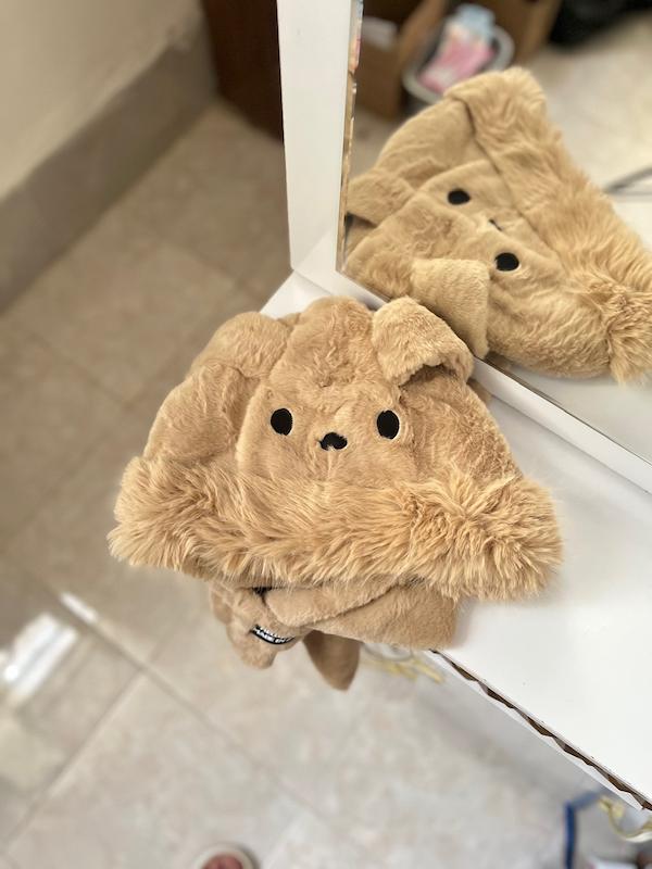 کلاه پشمالو نسکافه ایی