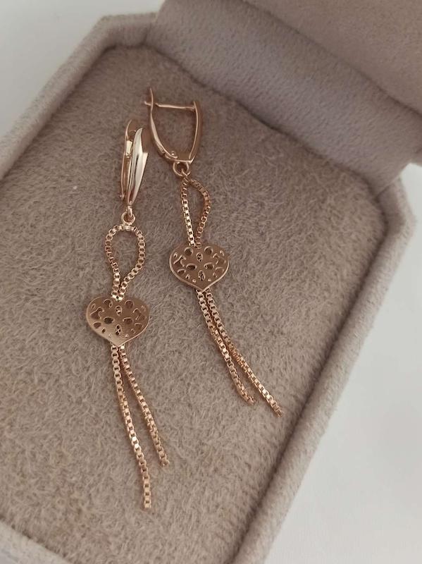 گوشواره آویز قلب