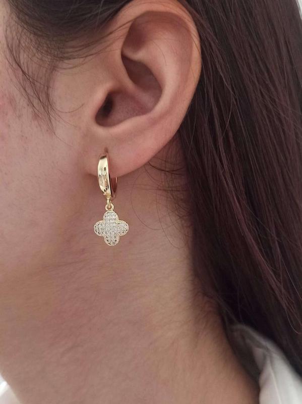 گوشواره ونکلیف نگینی 