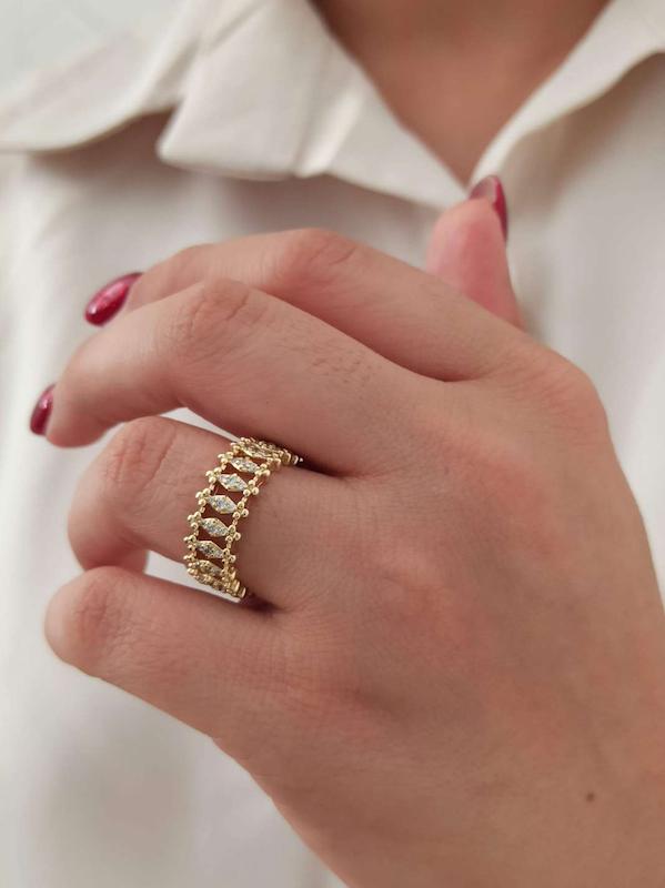 انگشتر حلقه ای 