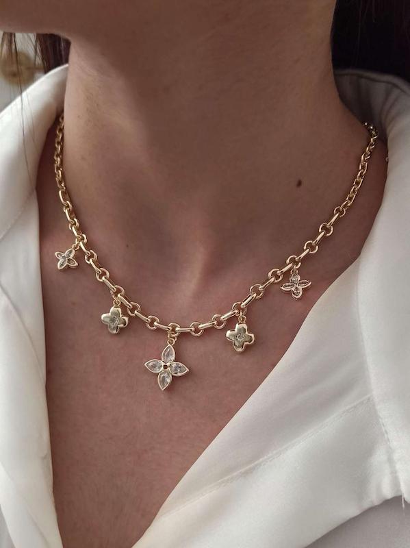 گردنبند پنج گل 