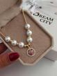 گردنبند مروارید و توت فرنگی 