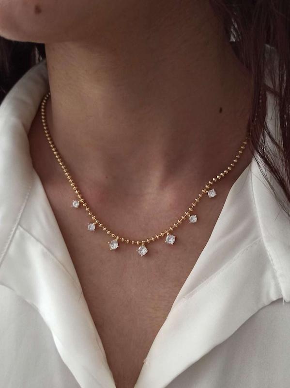 گردنبند نگین 