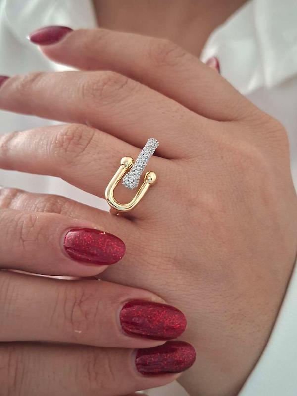 انگشتر تیفانی مربع 