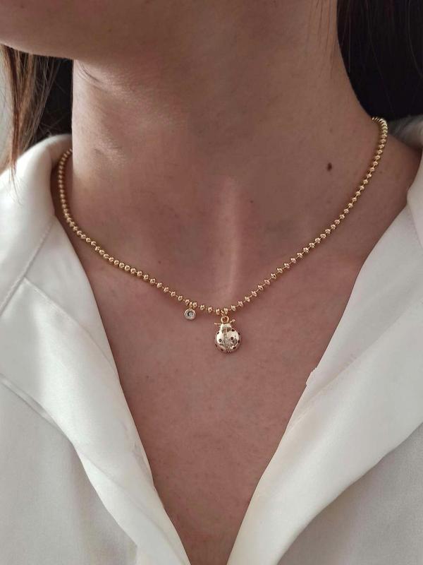 گردنبند کفشدوزک 