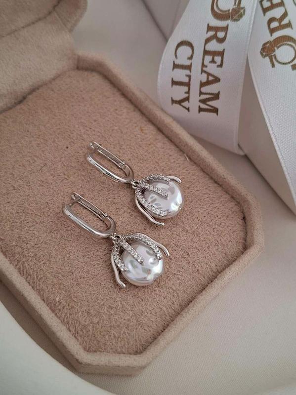 گوشواره مروارید باروک