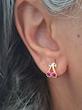 گوشواره حلقه ای گیلاس 