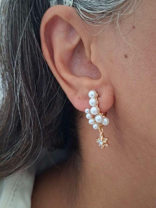 گوشواره مرواریدی ستاره 