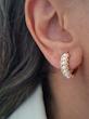 گوشواره حلقه ای مرواریدی
