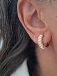 گوشواره حلقه ای مرواریدی