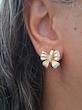 گوشواره پروانه حلقه ای