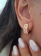 گوشواره حلقه ای گندمی 