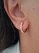 گوشواره حلقه ای نگینی 