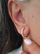 گوشواره حلقه ای نگینی 
