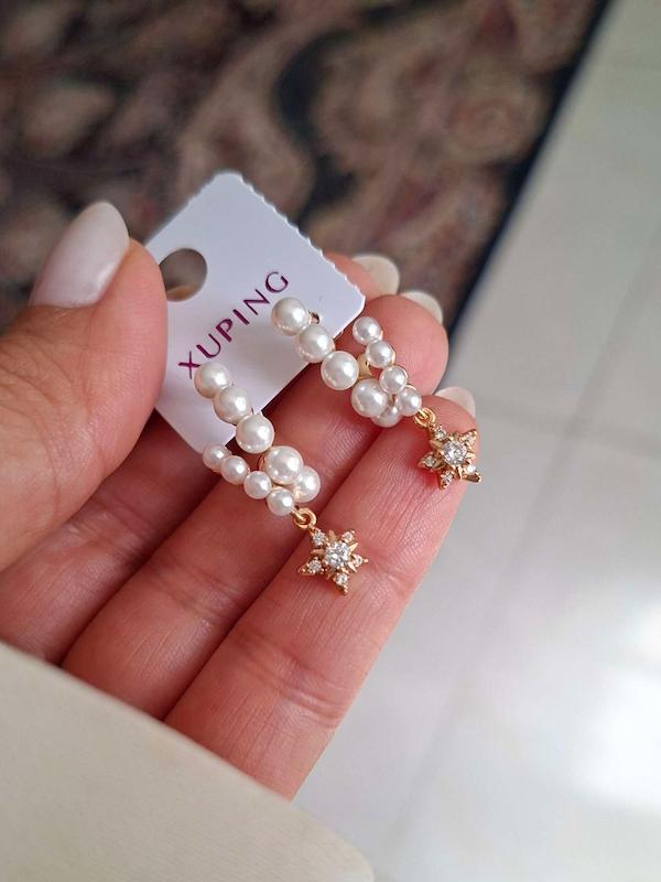 گوشواره مرواریدی ستاره 