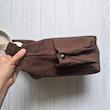 کیف پارچه ای جین قهوه ای