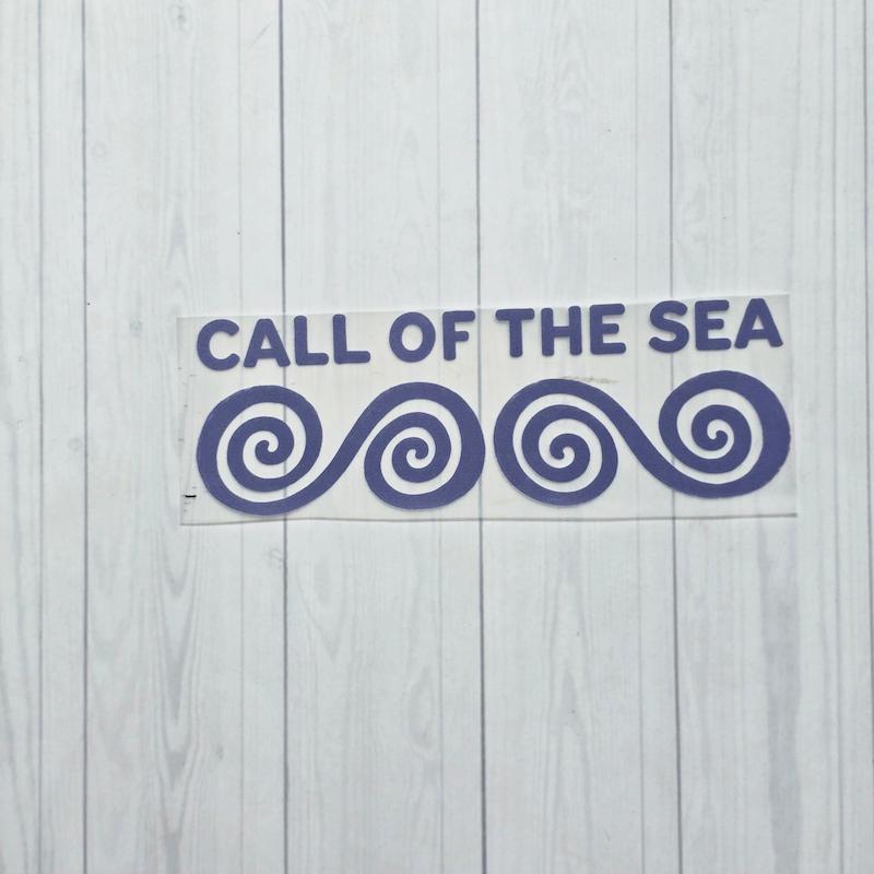 برچسب اتویی حرارتی CALL OF THE SEA