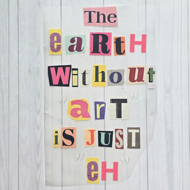 برچسب اتویی حرارتی The eaRtH Without arT iS JuST eh 