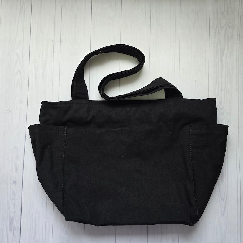 کیف پارچه ای (توت بگ) کتان مشکی