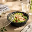 ظرف هات دلیوری گرد ۹۰۰ سی سی طب پلاستیک (۱۵۰ عددی)