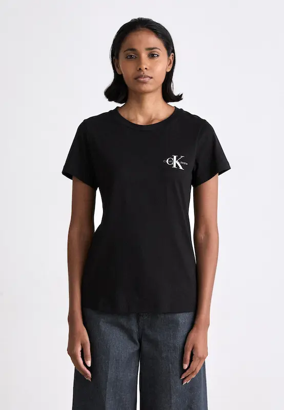 تیشرت زنانه مشکی برند Calvin Klein