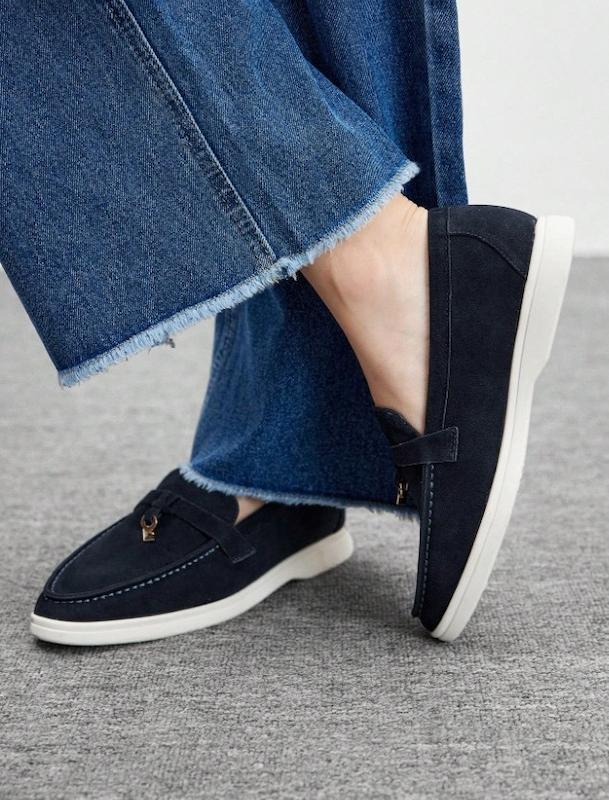 لوفر زنانه سورمه ایی مشابه Loro Piana