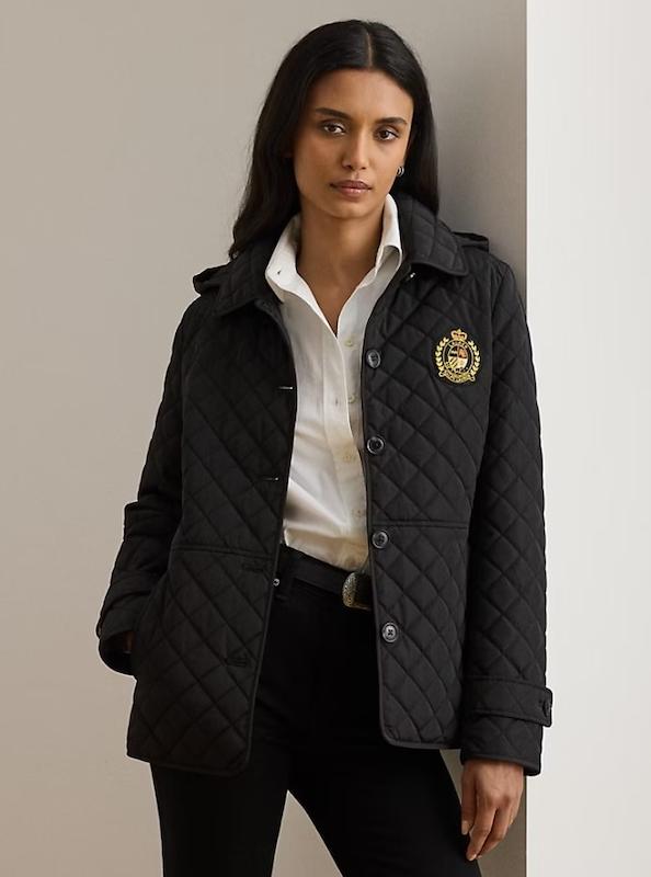 پافر رنگ مشکی برند Ralph Lauren