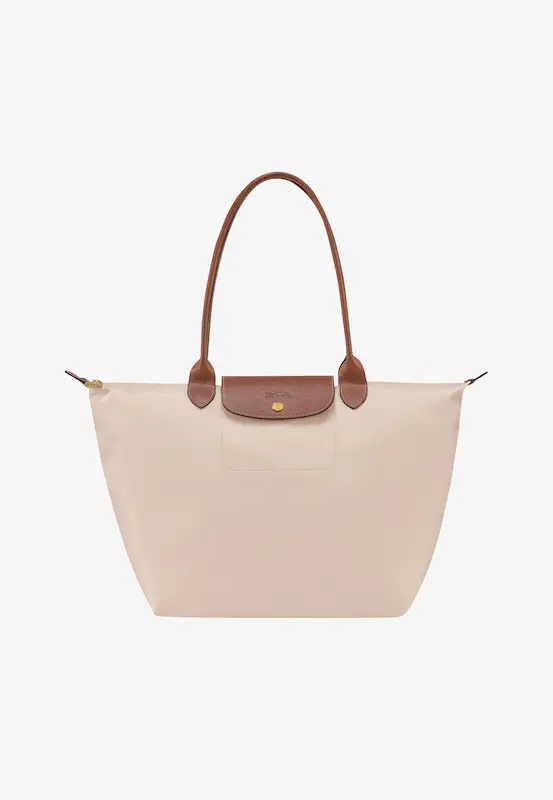 کیف لارج کرم برند Longchamp