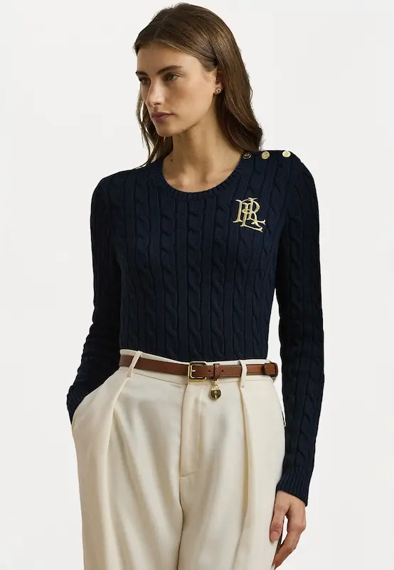 بافت سورمه ایی برند Ralph Lauren