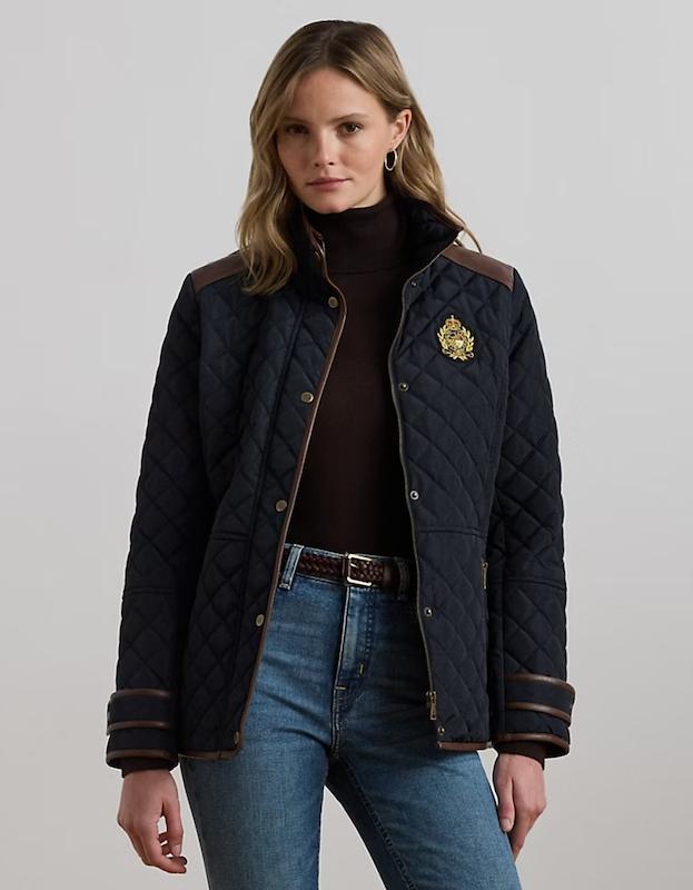 پافر رنگ سورمه ایی برند Ralph Lauren